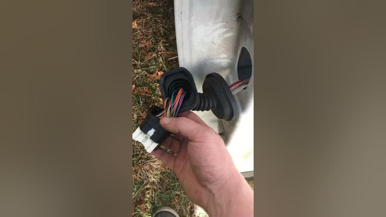 2002+ Dodge Ram door harness connector removal - YouTube