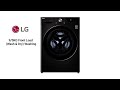 Full view of lg 95kg front load wash  dry washing lgwm2v5fgpyje