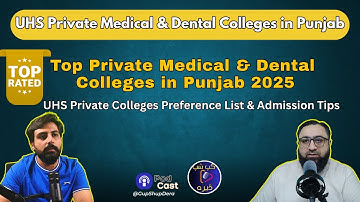 UHS Preference List Guide | Private Medical Colleges 2025 –Complete List & Admission Guide MBBS/BDS