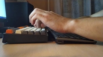 IKBC C87 silent keyboard mod – typing sound