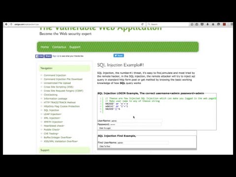 sql injection example