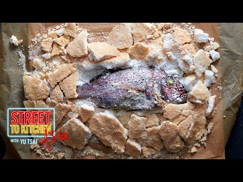 Salt Crusted Baked Red Snapper 鹽山烤魚 | Street To Kitchen Asia | In The Kitchen with Yu Tsai