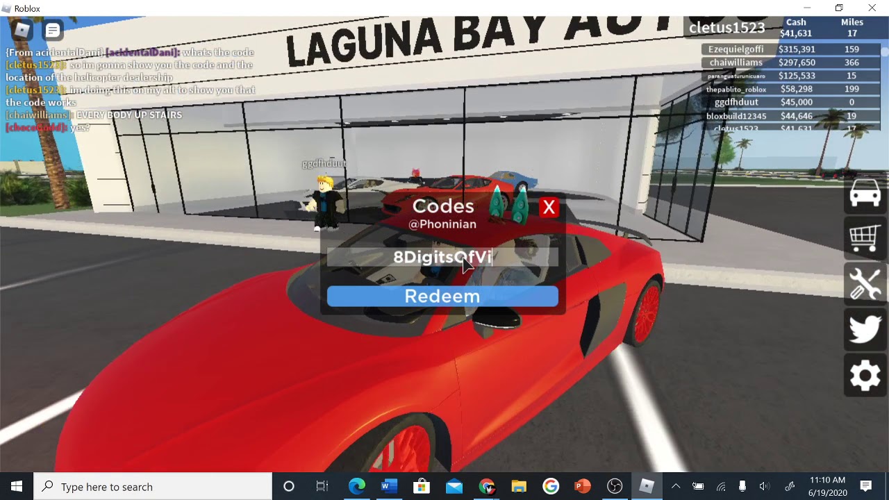 Vehicle Legends update and new code !? YouTube