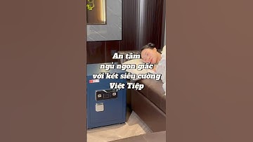 An Tâm Ngủ Ngon Với Két Sắt Việt Tiệp SPM65 Vân Tay Điện Tử Cảnh Báo Điện Thoại