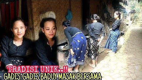 KEGIATAN HANYA SETAHUN SEKALI || MASAK BESAR SUKU BADUY