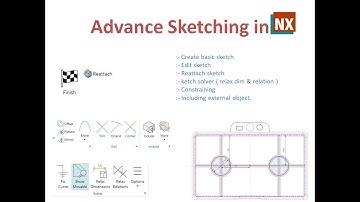 nx1953 sketching, advance sketching in NX, Basic sketching in NX
