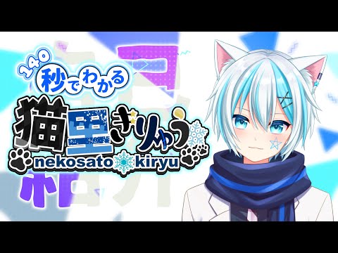 【自己紹介】140秒でわかる猫里きりゅう！　この男、普通じゃない。