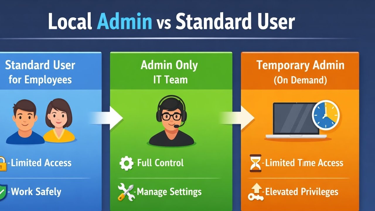 Local Admin Vs Standard User