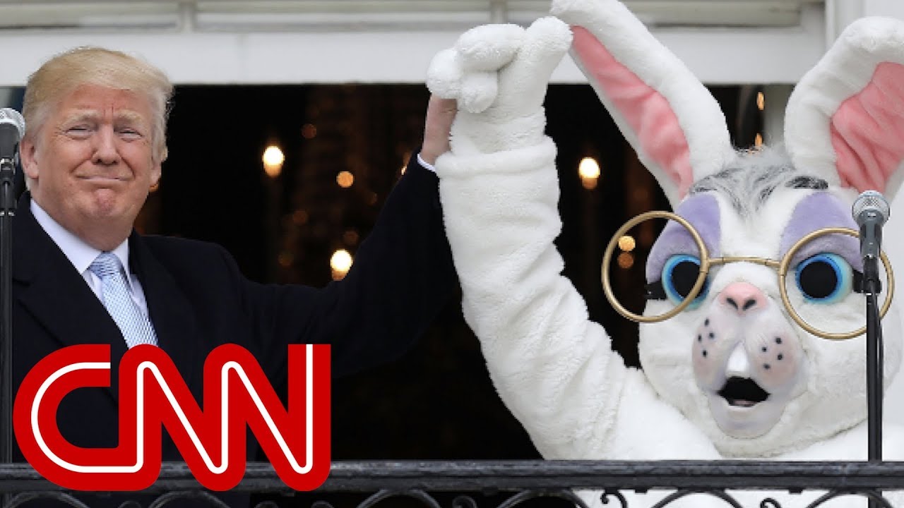 Easter bunny steals show at the White House