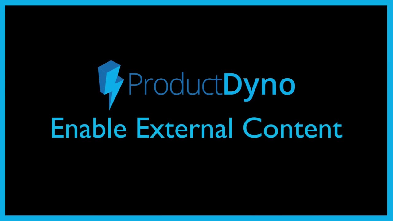 ProductDyno Enable External Content