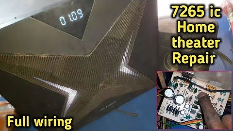TDA7265 HOME THEATER REPAIR | TDA7265 BOARD WIRING | 2.1 Home theater Repairing | Electronics verma