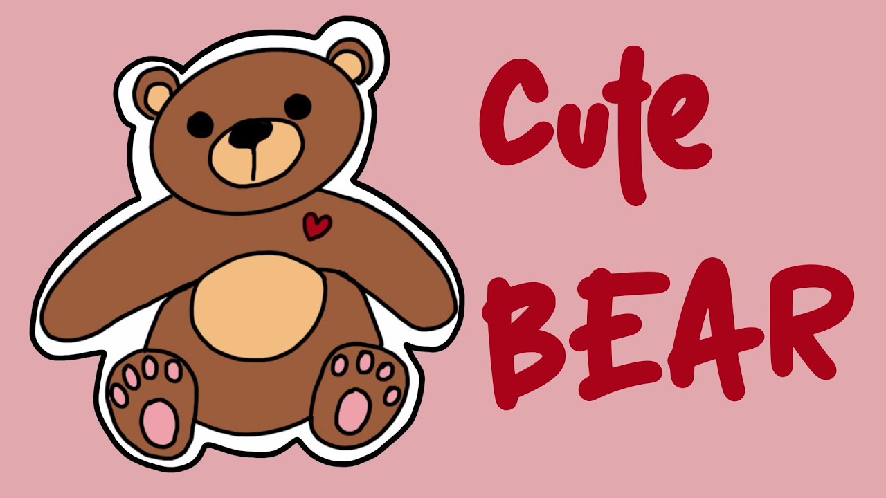 How to Draw a Cute Teddy Bear 🐻 | Easy Step-by-Step Drawing for Kids