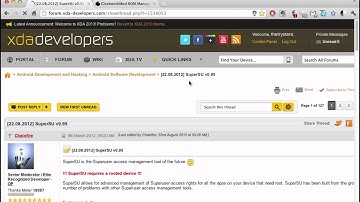 Android Root Guide for Mac OS X Step #3: Download SuperSU and ClockworkMod Recovery