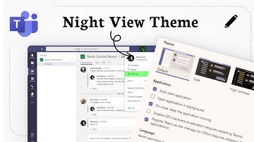 How to enable dark mode in Microsoft Teams (Eye Relief)