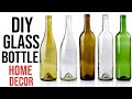 7 DIY Glass Bottle Decoration ideas | Home decorating ideas