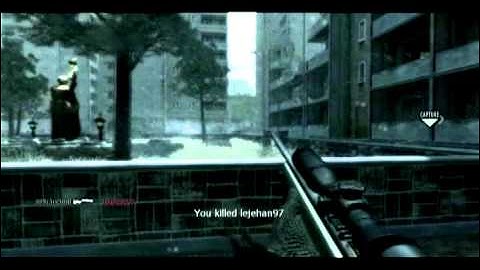 No scope across map bloc | CoD4