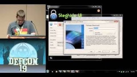 DEFCON 19 Steganography and Cryptography 101 (w speaker)