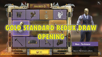 GOLD STANDARD REDUX LUCKY DRAW OPENING! Mace Armorer + More - COD Mobile