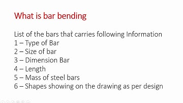 Lecture 01 - Introduction to bar bending schedule