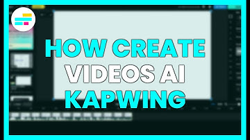 How to CREATE VIDEOS with AI in KAPWING EASILY