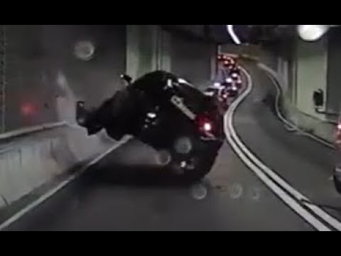 HK車cam G9G - 意外級 - 嚴重！比貨車撞到彈彈下！後車dup 唔切抽頭出事😱😱