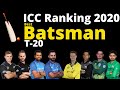 Batsman T20 ranking 2020 | ICC ranking 2020 (batsman) | ICC T20 Batsman Ranking | T20 Batsman Ranks