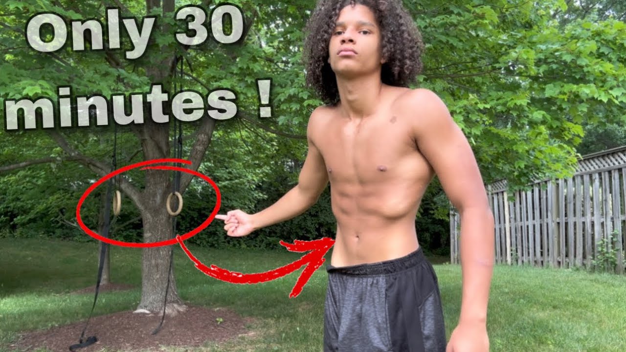 30 minute upper body gymnastic ring workout to get aesthetic YouTube