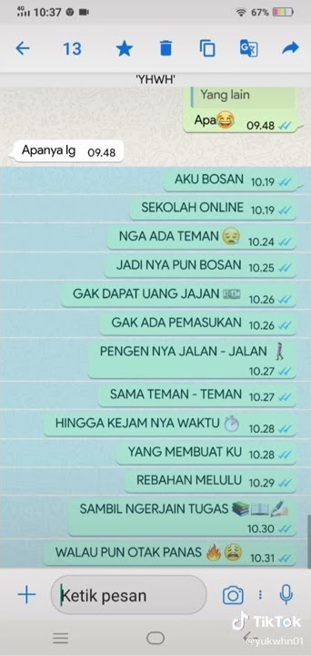 Lagu aku bosan sekolah online