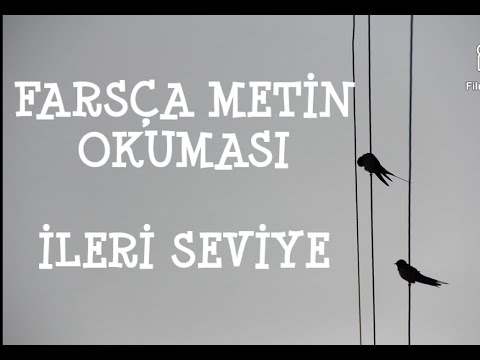 Farsça Metin Okuması, İleri Seviye