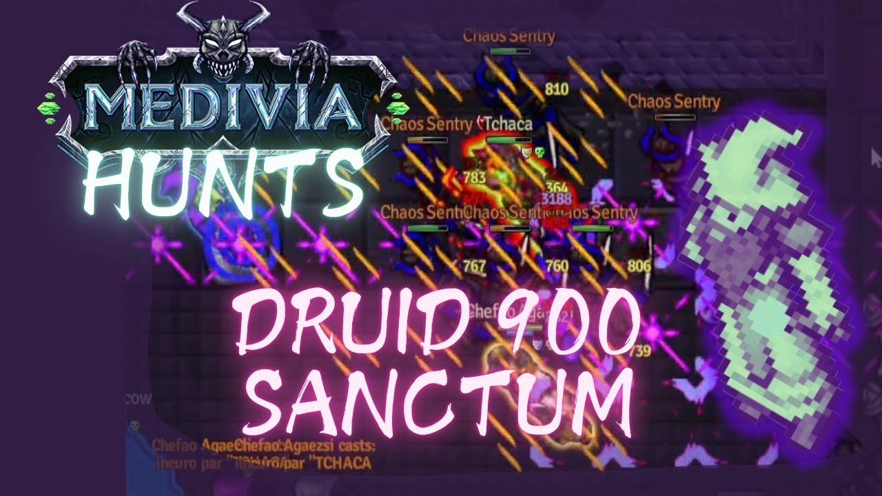 DRUID 900 TEAMHUNTS SANCTUM - MEDIVIA ONLINE