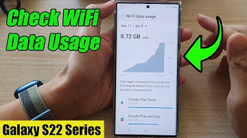 Galaxy S22/S22+/Ultra: How to Check WiFi Data Usage