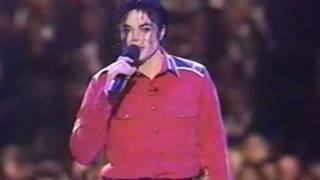 Michael Jackson performing Gone To Soon and Heal The World live at the Presidential Gala in 1992