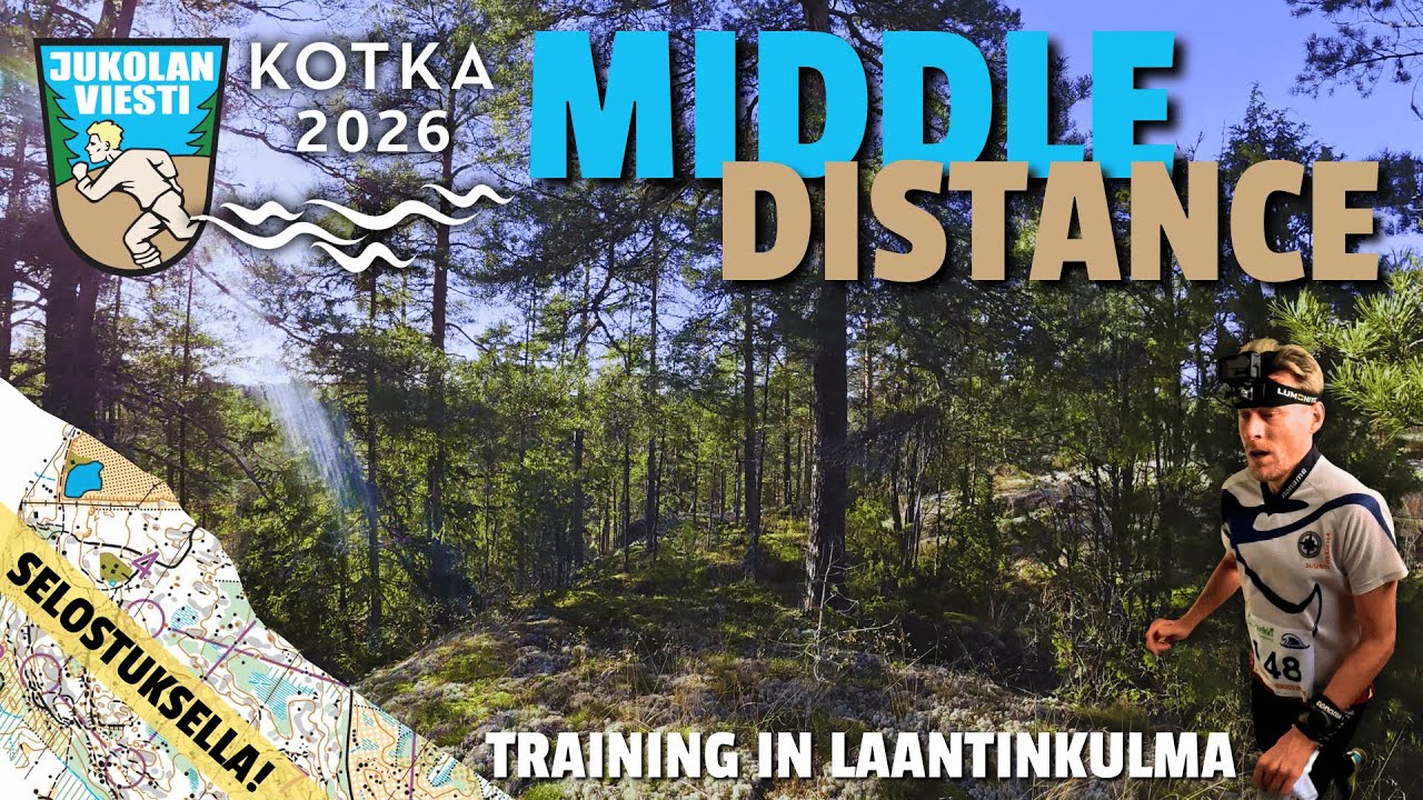 🗺️🌲Kotka-Jukola 2026 harjoitus - Laantinkulman keskari - Selostettuna! | 📹Suunnistus