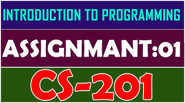 CS201 Assignment No 1 Spring 2022 Complete Solution By Anjam Hussain