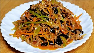 魚香肉絲好吃有技巧，學會這樣做，鮮香營養又下飯，上桌特受歡迎 #美食 #做飯 #中餐 #家常菜 #菜譜
