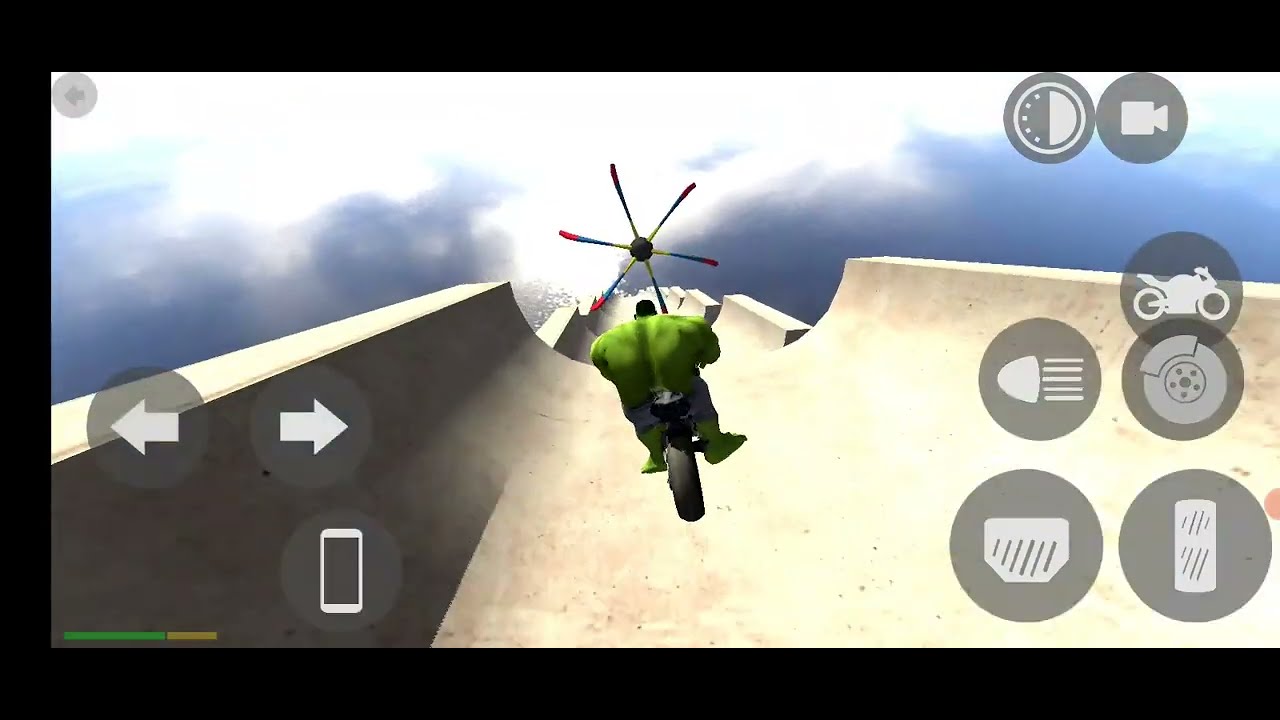 Army fight in Hulk Indian bike driving 3D game 🤬🔥