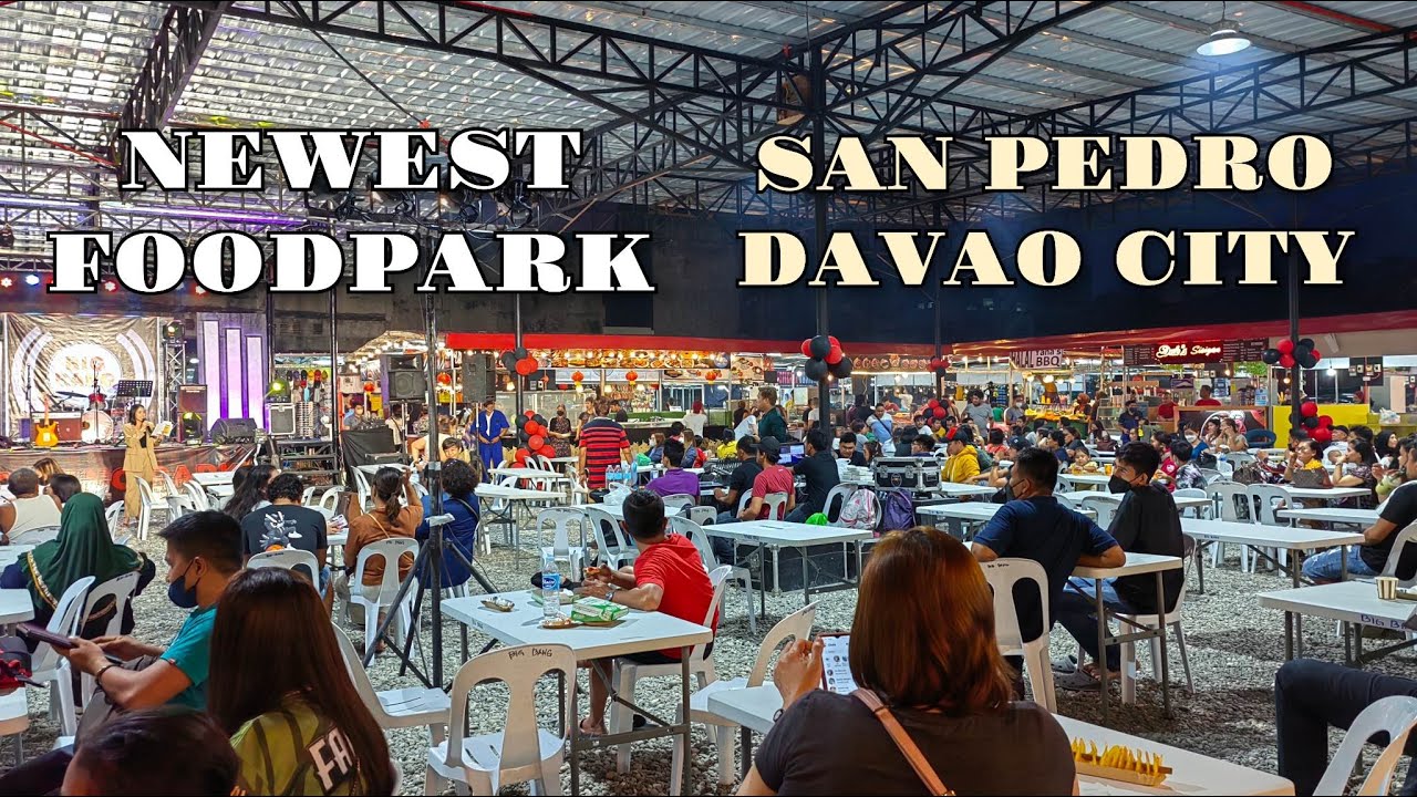 NEWEST FOOD PARK IN SAN PEDRO DAVAO CITY WALK 🇵🇭