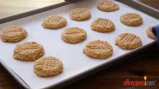 How to Make Three Ingredient Peanut Butter Cookies | Cookie Recipes | Allrecipes.com
