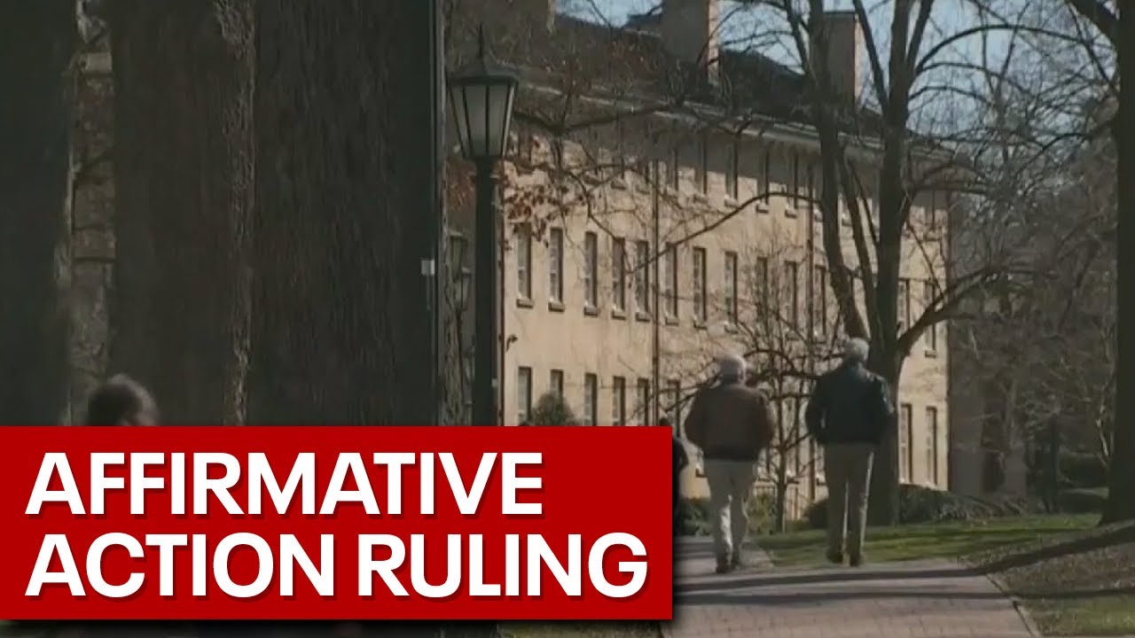 Supreme Court ends affirmative action in college admission - YouTube