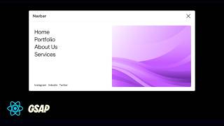 Create Smooth Navigation Bar Animations in GSAP #gsap #gsapanimation #reactjs #reactjswebsite