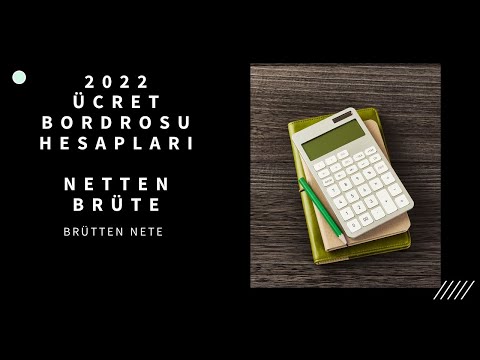 Kısa Yolla Netten Brüte ve Brütten Nete Ücret Hesaplamak 2022