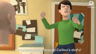 Clic Caillou Destroys Caillous Dvds And Gets Grounded