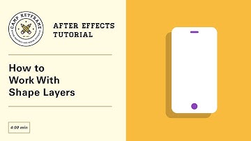After Effects Tutorial - Working With Shape Layers
