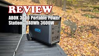 Abok 3600W Portable Power Station - Review
