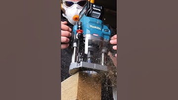 Makita RP001GZ 40V XGT Brushless 1/2” Plunge Router, 60mm plunge depth, 5 speed settings #tools