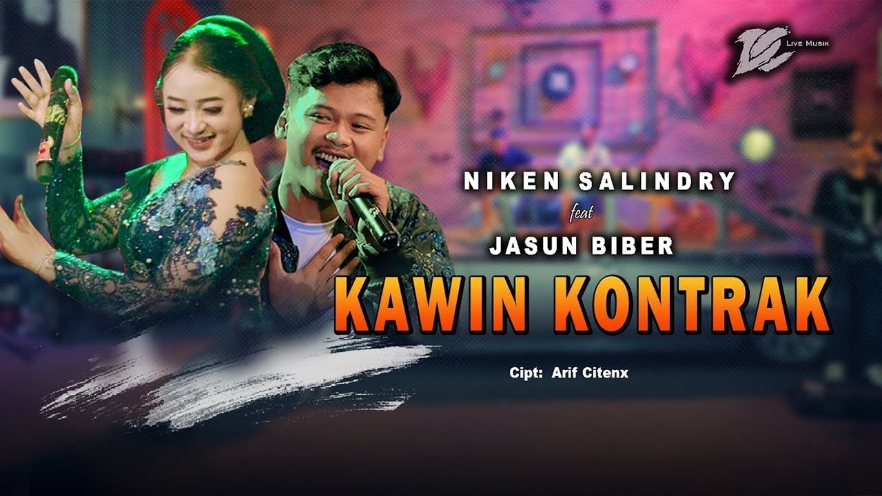 JASUN BIBER FEAT. NIKEN SALINDRY - KAWIN KONTRAK (OFFICIAL LIVE MUSIC) - DC MUSIK