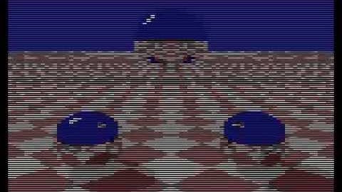 landscape animation for Atari 8-bit