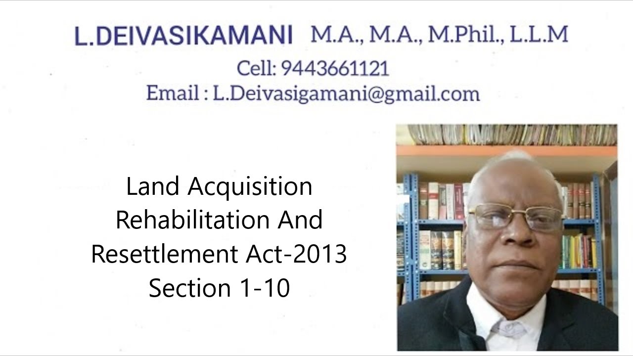 land-acquisition-rehabilitation-and-resettlement-act-2013-youtube