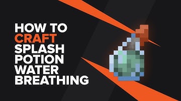 How to make a Splash Potion of Water Breathing in Minecraft