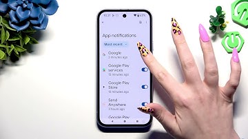 GOOGLE Pixel 9a – How to Turn On or Off App Notifications